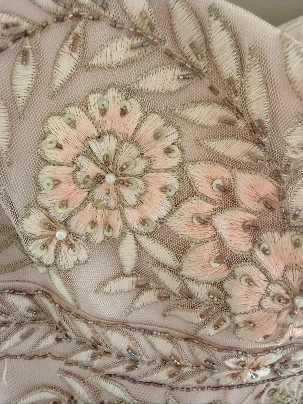 Sue Wong Nocturne Strapless Beaded Embroidered Cocktail Dress | Size 8 | NWT - Picture 9 of 9